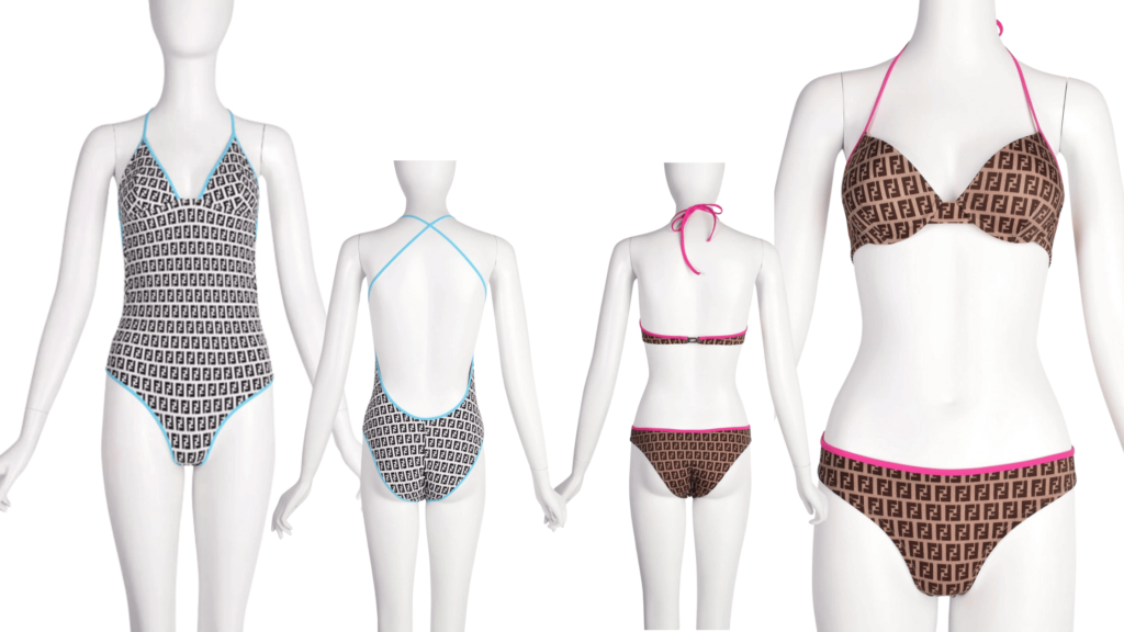 Timeless vintage Fendi swim suits for your 2025 resort vacation collection