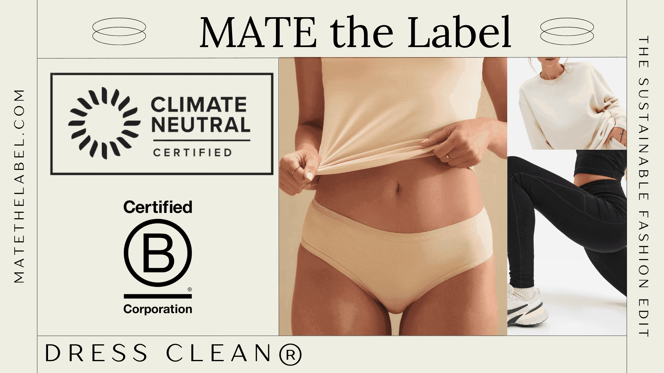 Sustainable, organic, and eco-friendly underwear, loungewear, and workout clothes made from natural materials for ultimate comfort and breathability