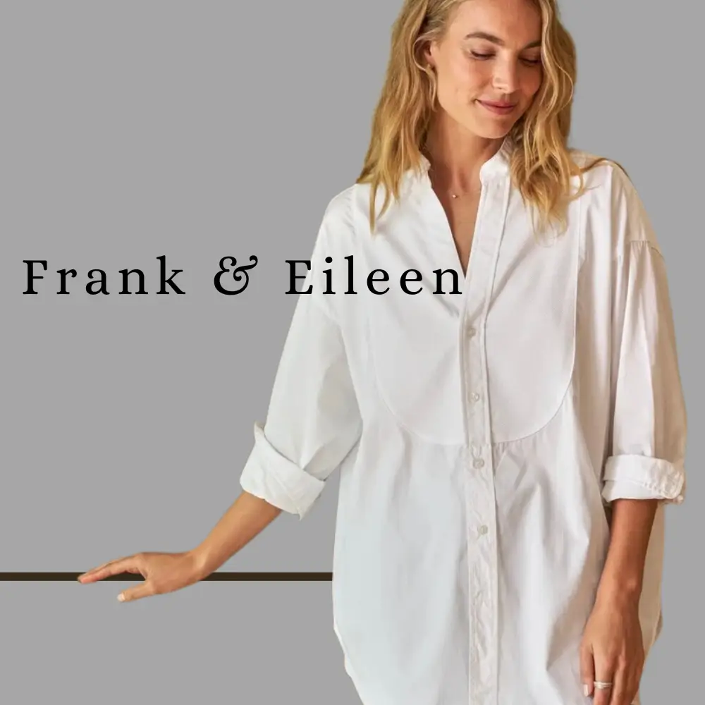 Frank & Eileen White shirt. 
Sustainable Capsule.