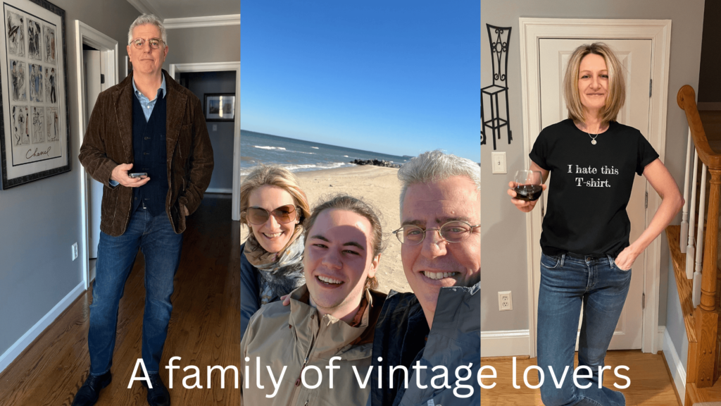 A family of vintage lovers. Sustainable Fashion Edit. 