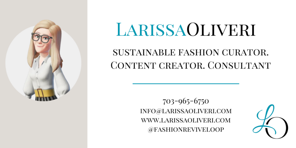 Sustainable Fashion Edit, Contact.