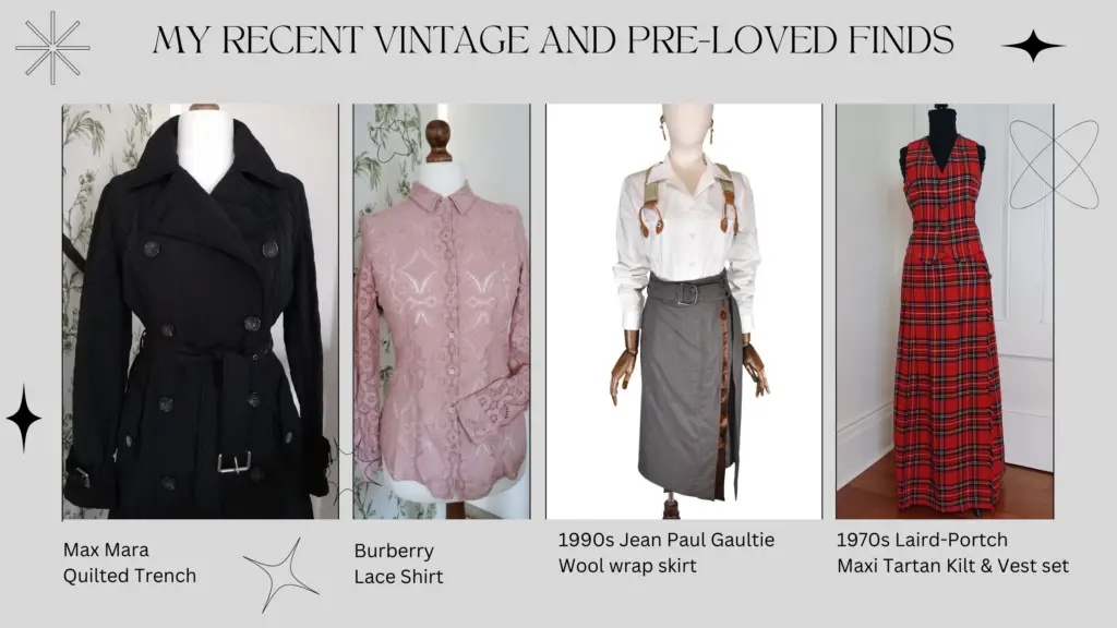 Vintage and Second-Hand finds on Etsy 