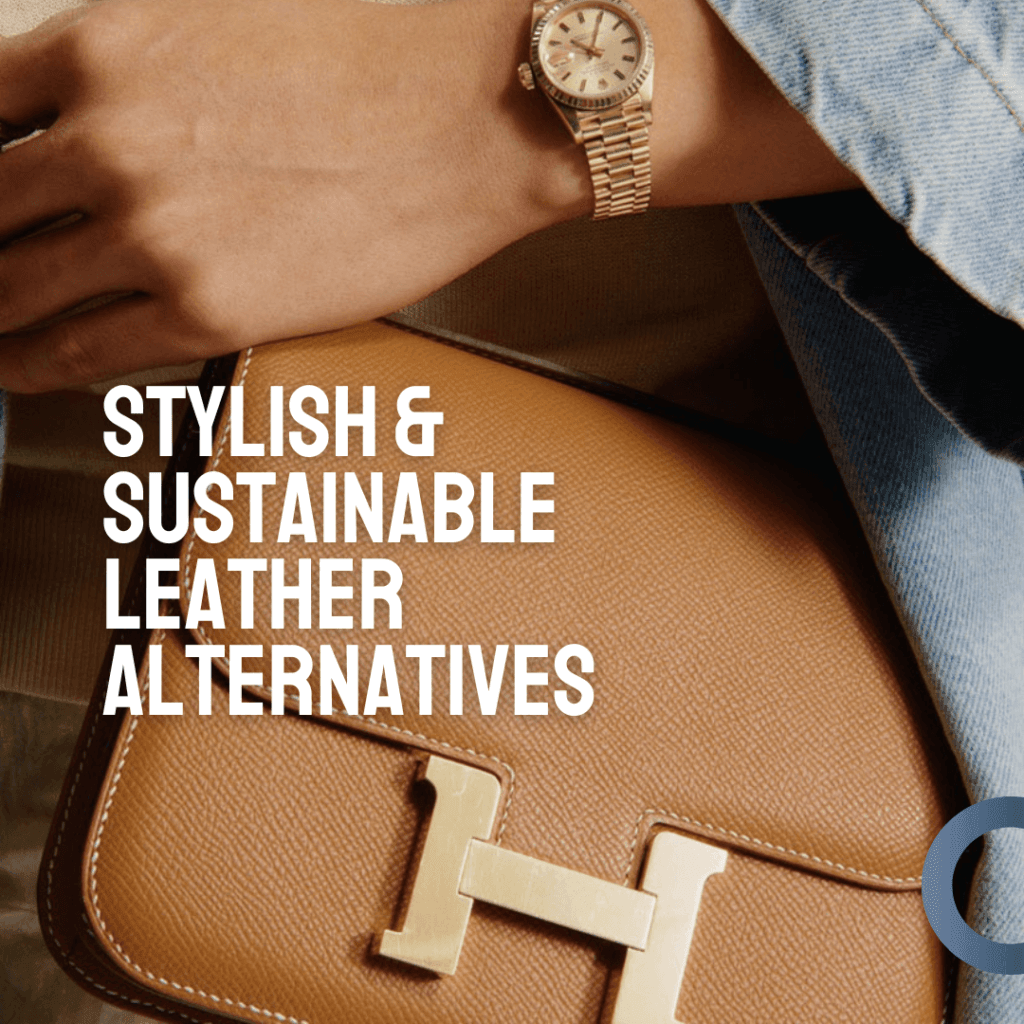 Innovative and stylish vegan leather alternatives made from sustainable materials, offering an eco-friendly choice to traditional leather.